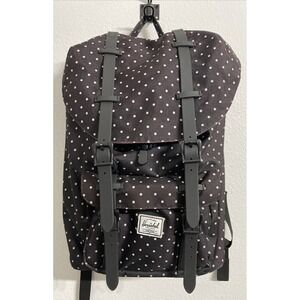 Herschel Little America Backpack - Black w/ Pattern -‎ Large/Standard Volume